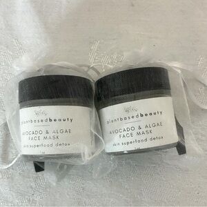 Plant Based Beauty Avocado & Algae Face Mask - Powder - 2 Bottles